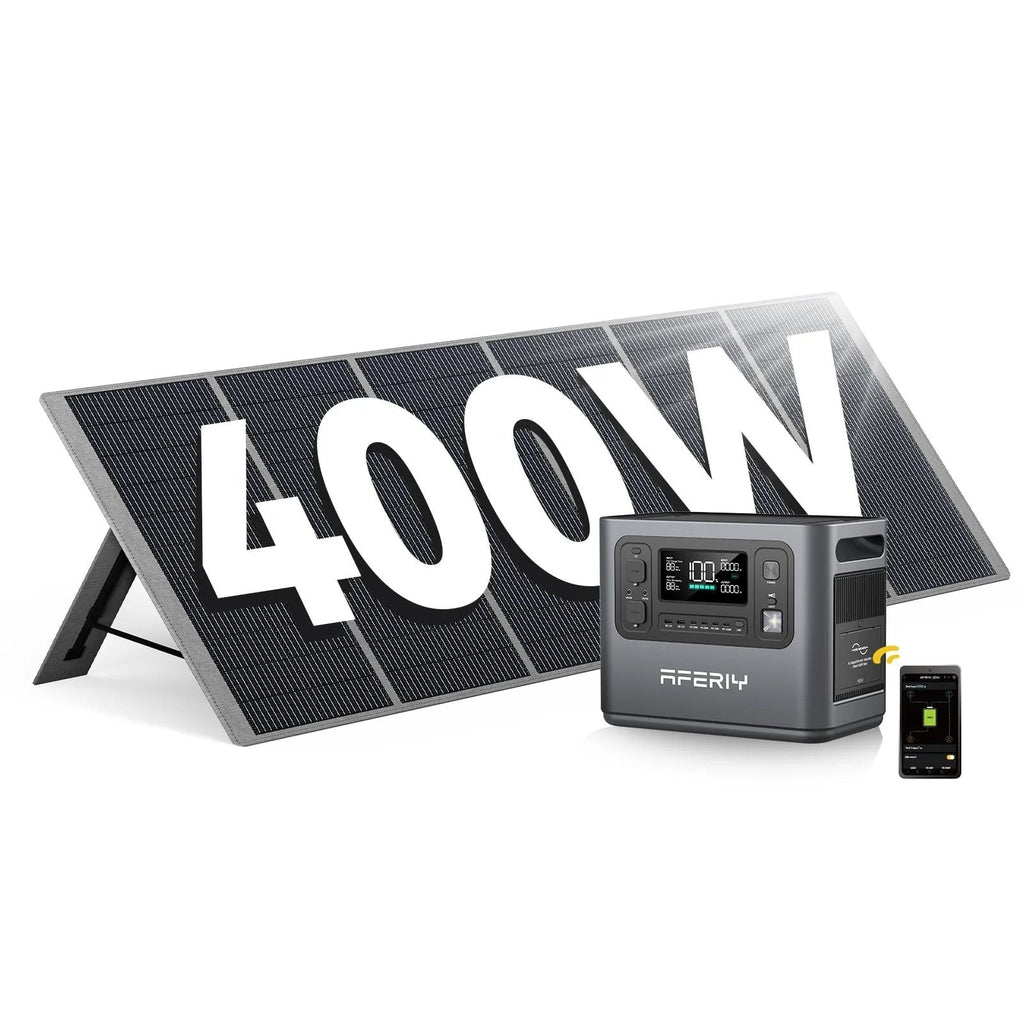 2048Wh Portable Power Station 2400W LiFePO4 Battery Solar Generator with UPS