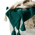 Textured Knitted Throw | Soft Sofa Comfort Decor