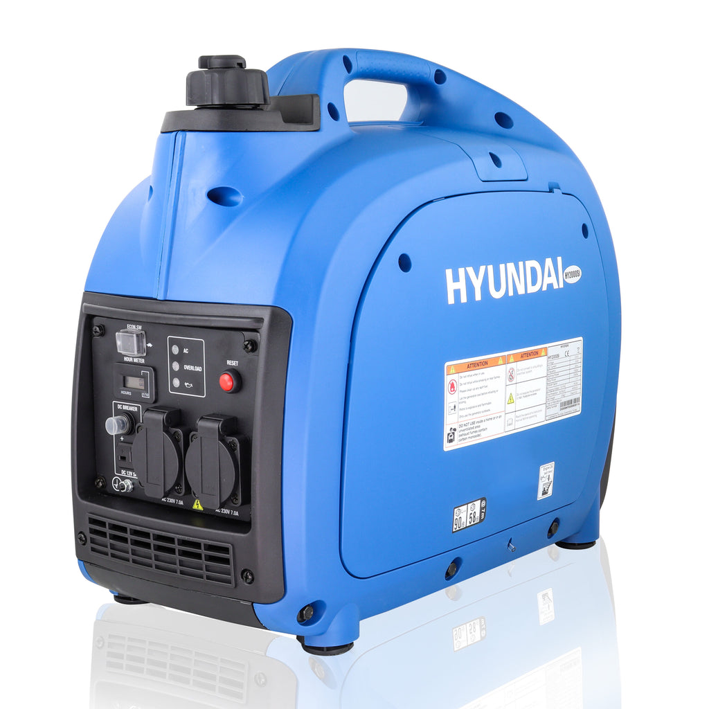 Hyundai 2000w Portable Petrol Inverter Generator HY2000Si