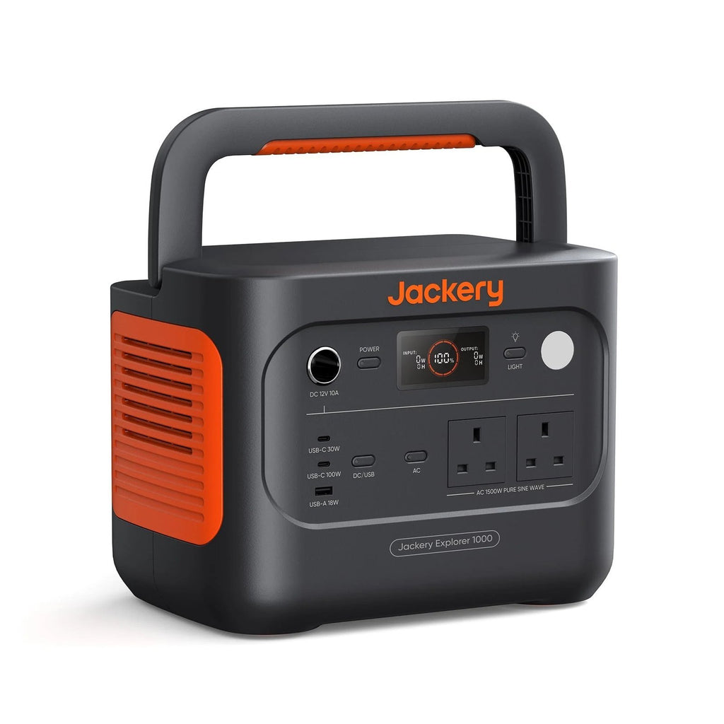 1070WH 1500W Portable Power Station – LiFePO4 Battery for Home Backup & Camping