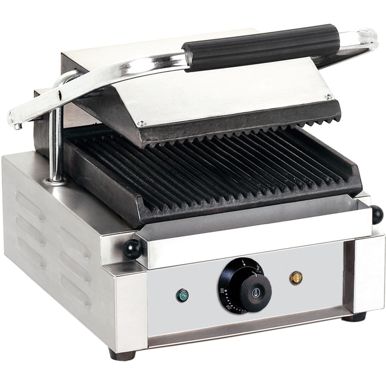 Heavy Duty Panini Contact grill Single Ribbed | Adexa EG01A