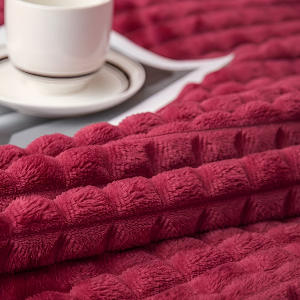 Textured Weighted Blanket | King Size Cozy Comfort