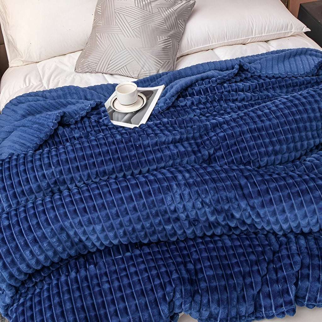 Textured Weighted Blanket | King Size Cozy Comfort