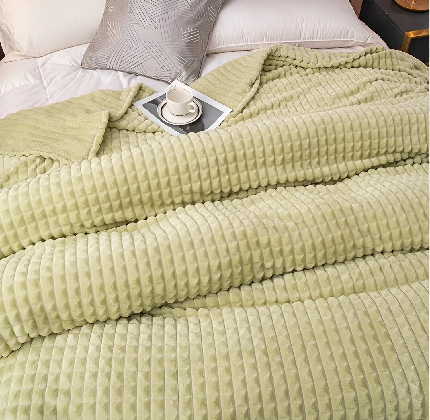 Textured Weighted Blanket | King Size Cozy Comfort