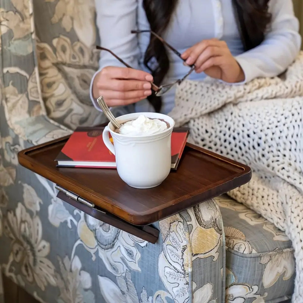 Sofa Arm Tray Table | Clip On Couch Table