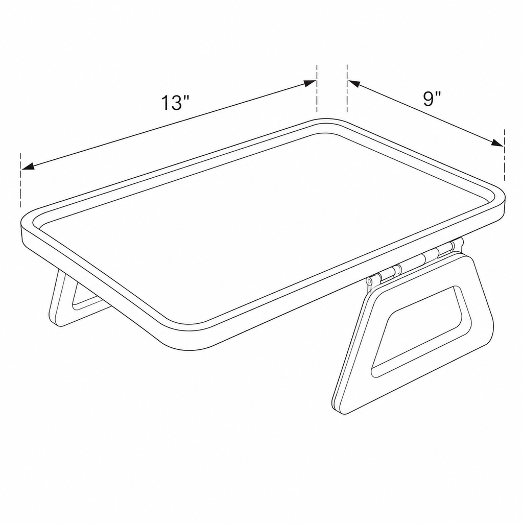 Sofa Arm Tray Table | Clip On Couch Table