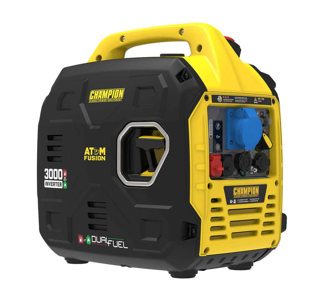 Champion 3000 Watt “Atom Fusion” Dual Fuel Inverter Generator