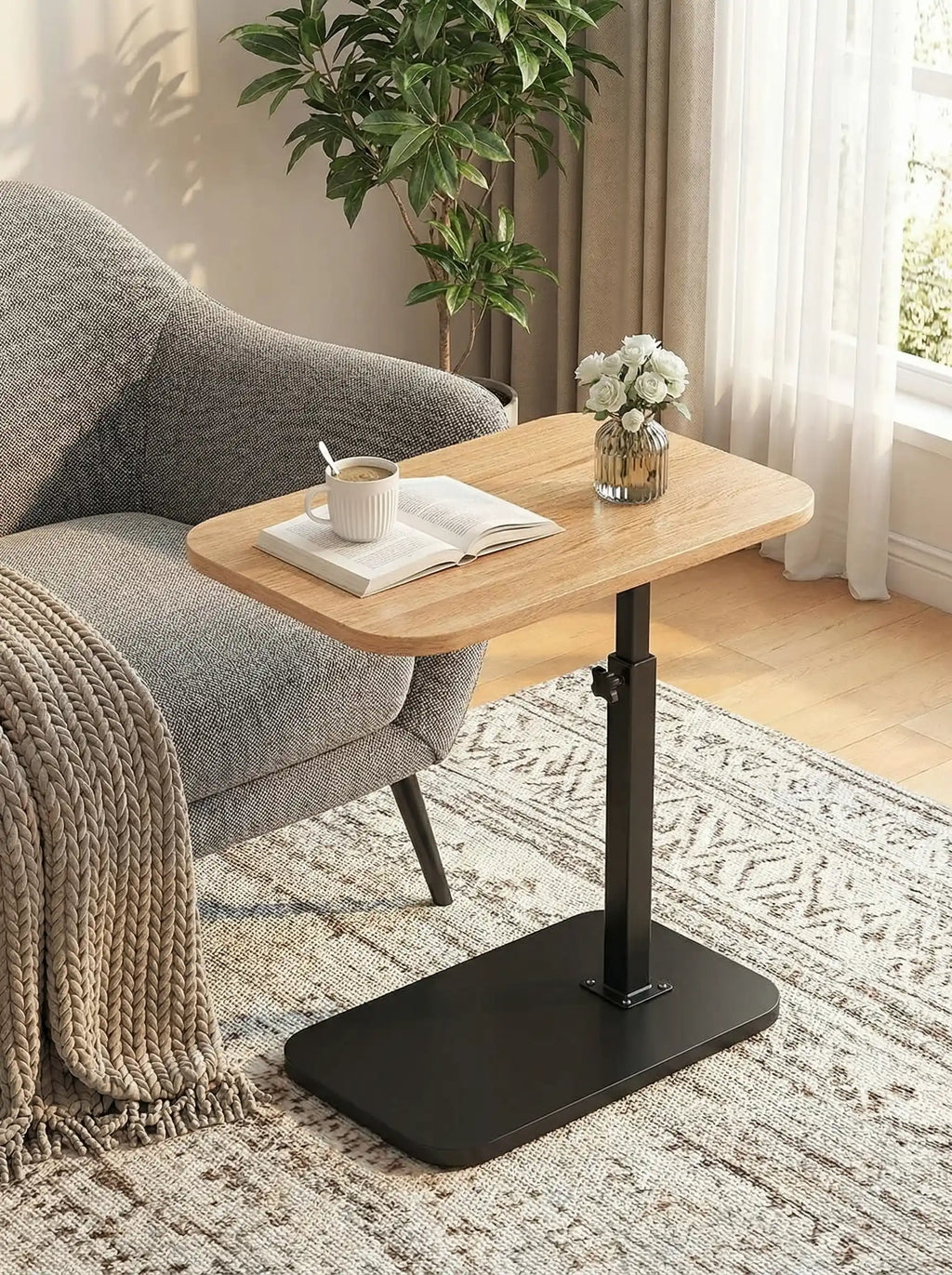 Bedside Table | Adjustable Side Table For Sofa