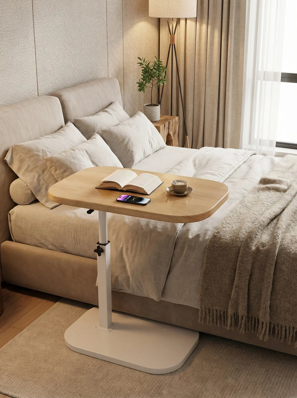 Bedside Table | Adjustable Side Table For Sofa