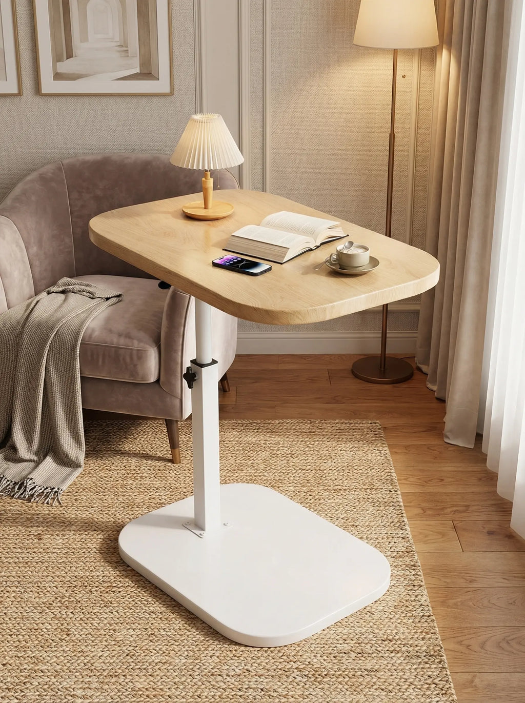 Bedside Table | Adjustable Side Table For Sofa