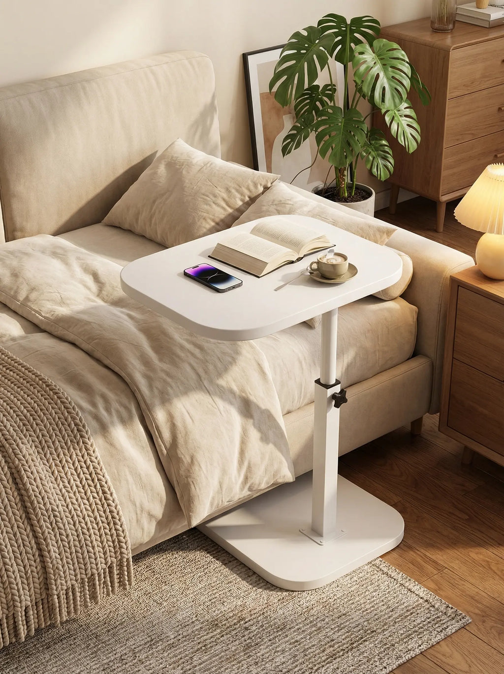 Bedside Table | Adjustable Side Table For Sofa