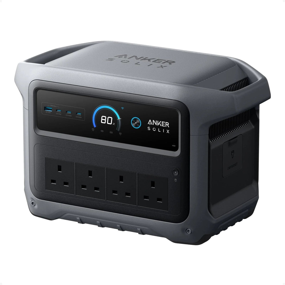 1024WH 2000W Portable Power Station – Solar Generator with UPS for Home Backup & Camping