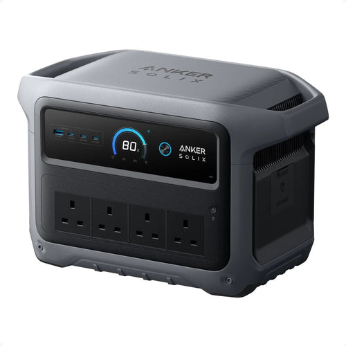 1024WH 2000W Portable Power Station – Solar Generator with UPS for Home Backup & Camping