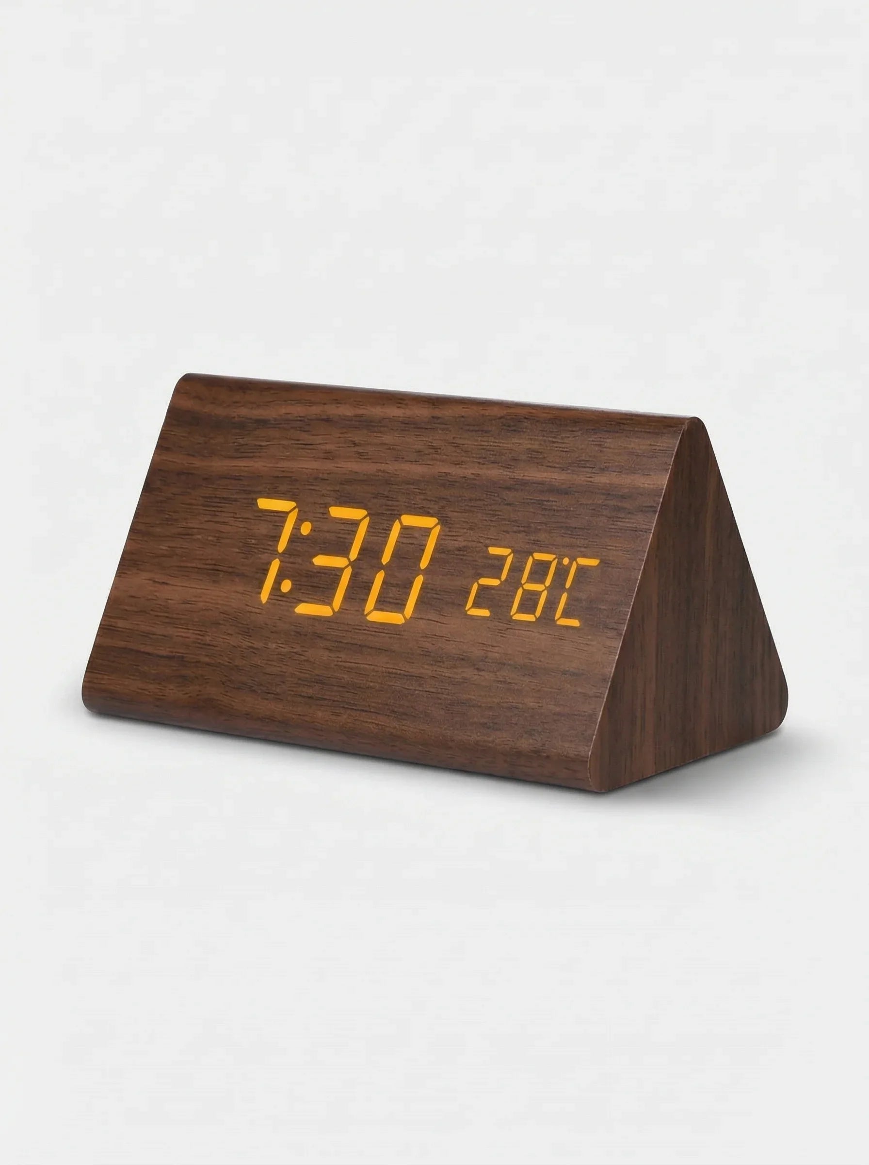 Desk Clocks | Digital Alarm Clock Wooden Style