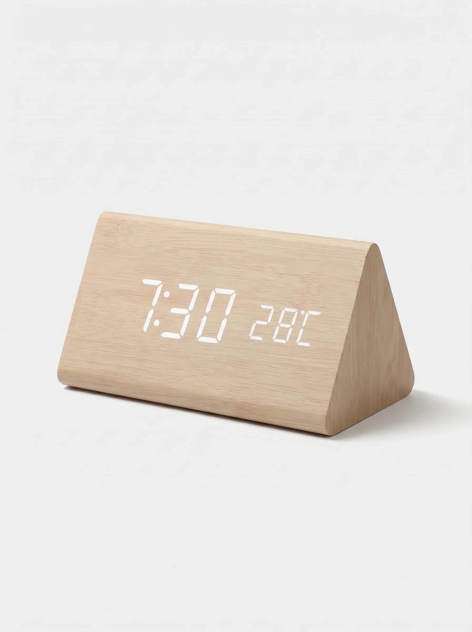 Desk Clocks | Digital Alarm Clock Wooden Style