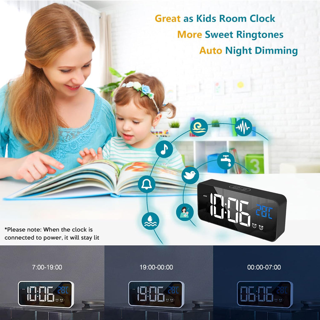 Digital Calendar Clock | Large Display Reminder Clock