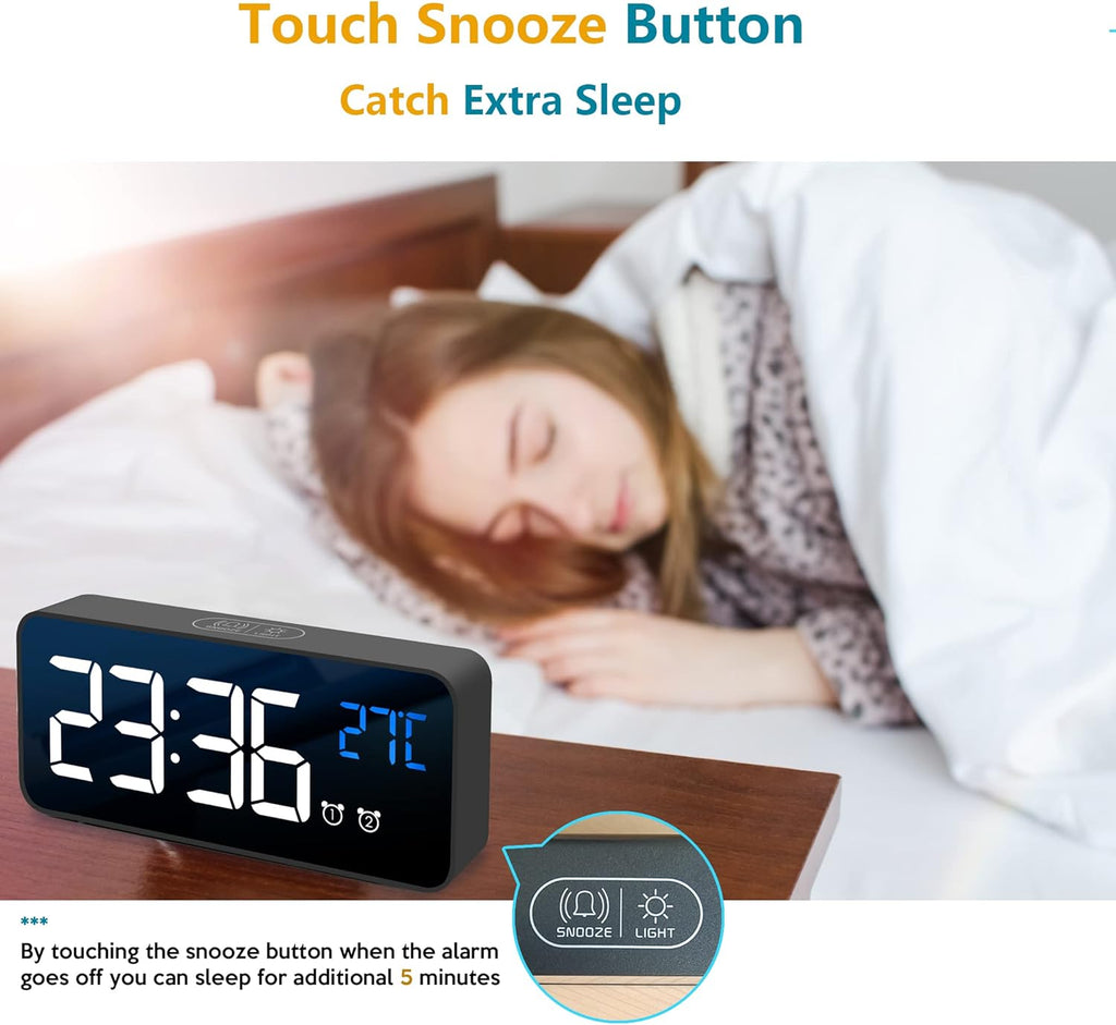 Digital Calendar Clock | Large Display Reminder Clock