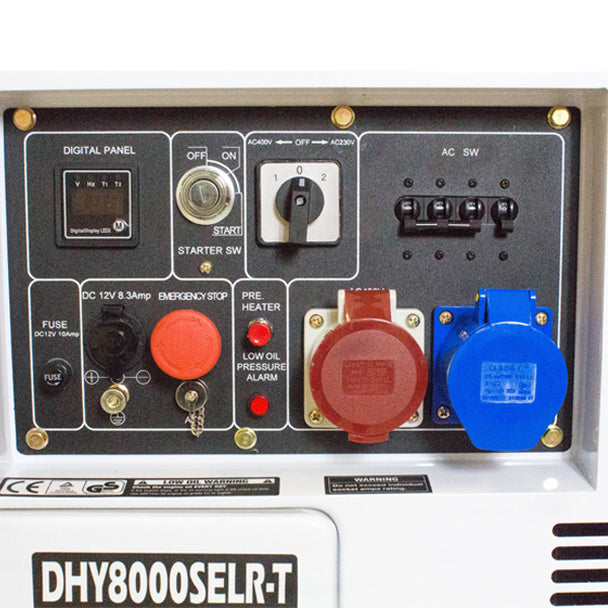 Hyundai DHY8000SELR-T Multi-Phase Diesel Generator