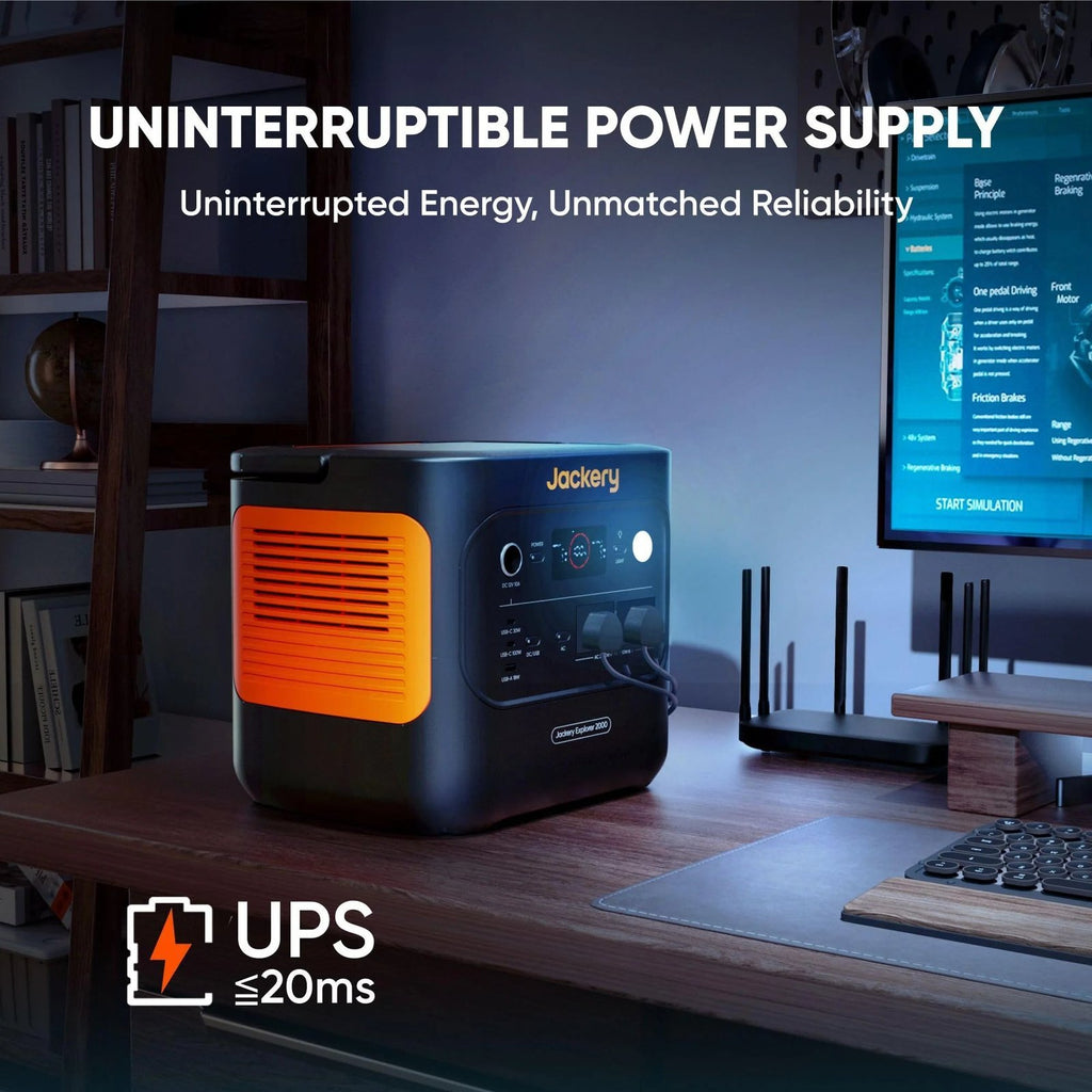 2042WH 2042W Portable Power Station – LiFePO4 Battery for Home Backup & RV